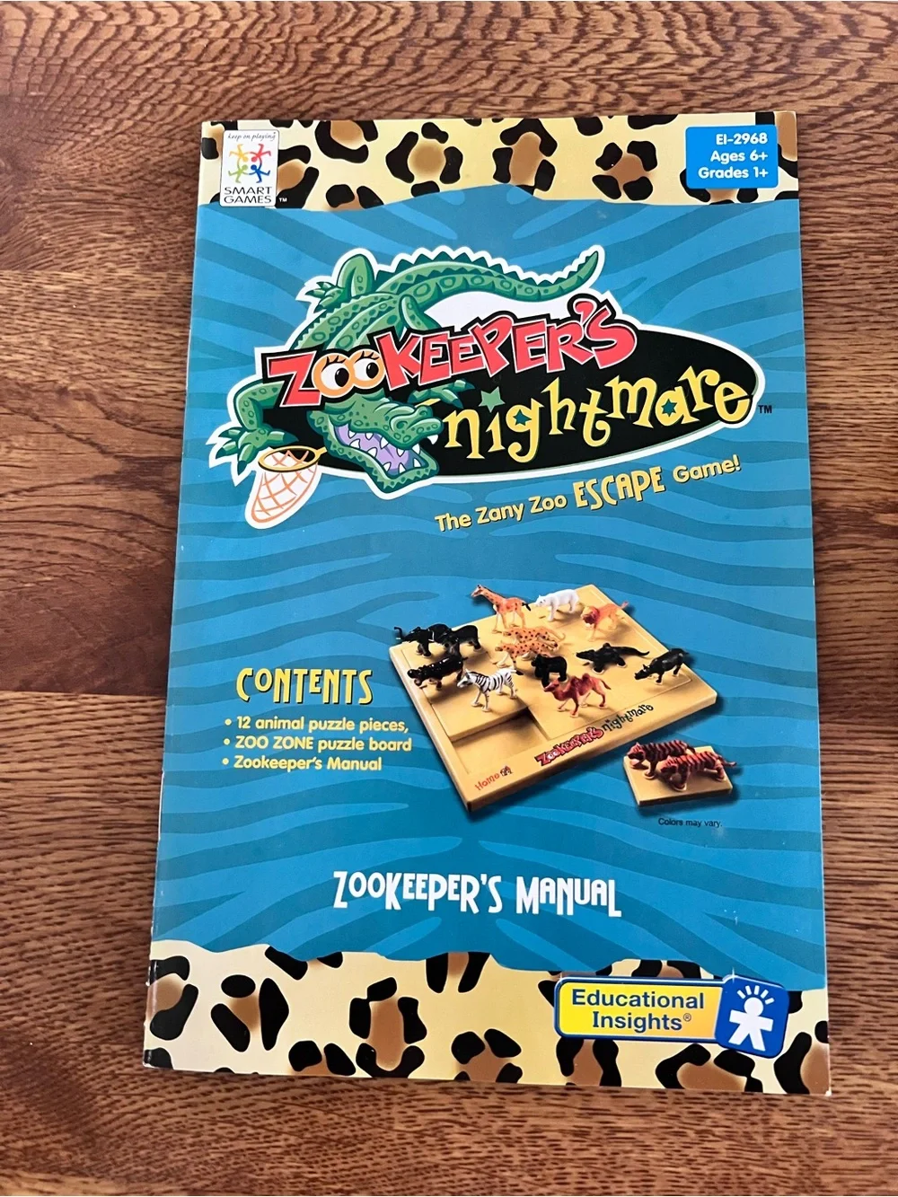 Kids Educational Insights Zookeeper's Nightmare Escape Game